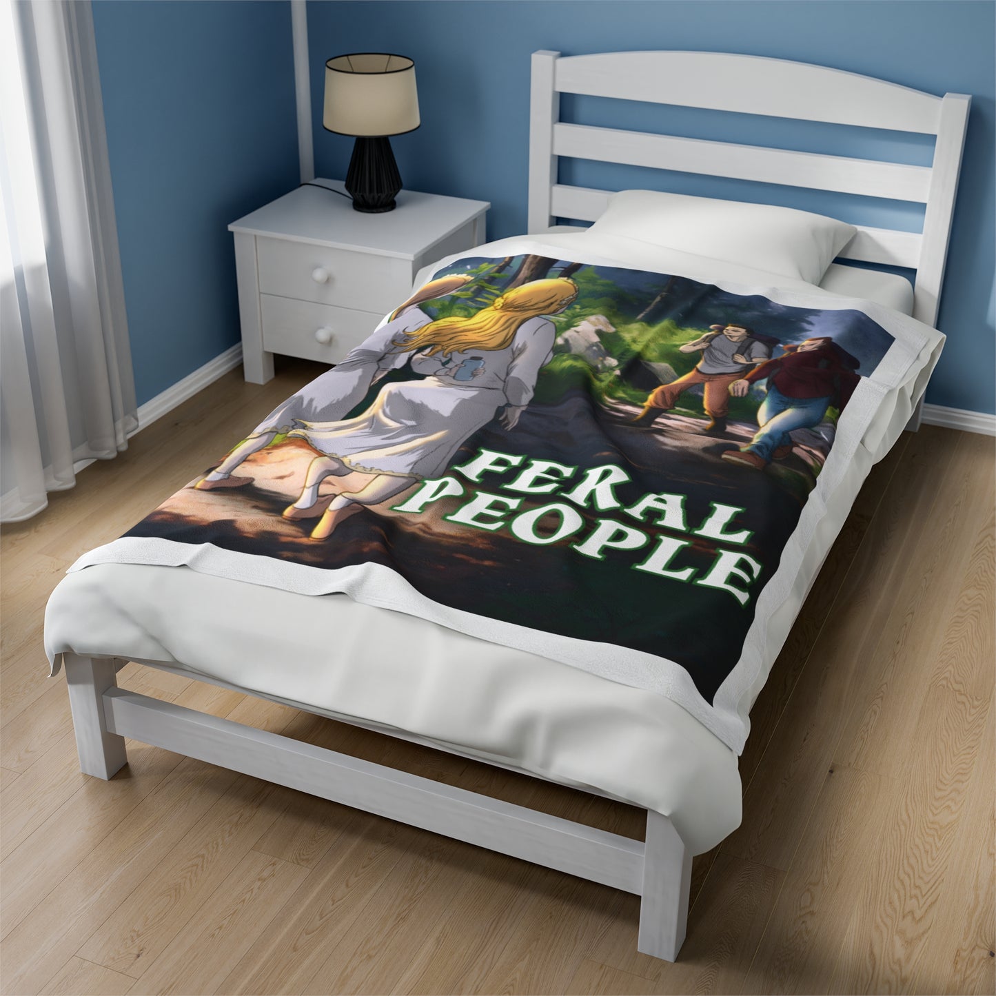 FERAL PEOPLE Plush Blanket