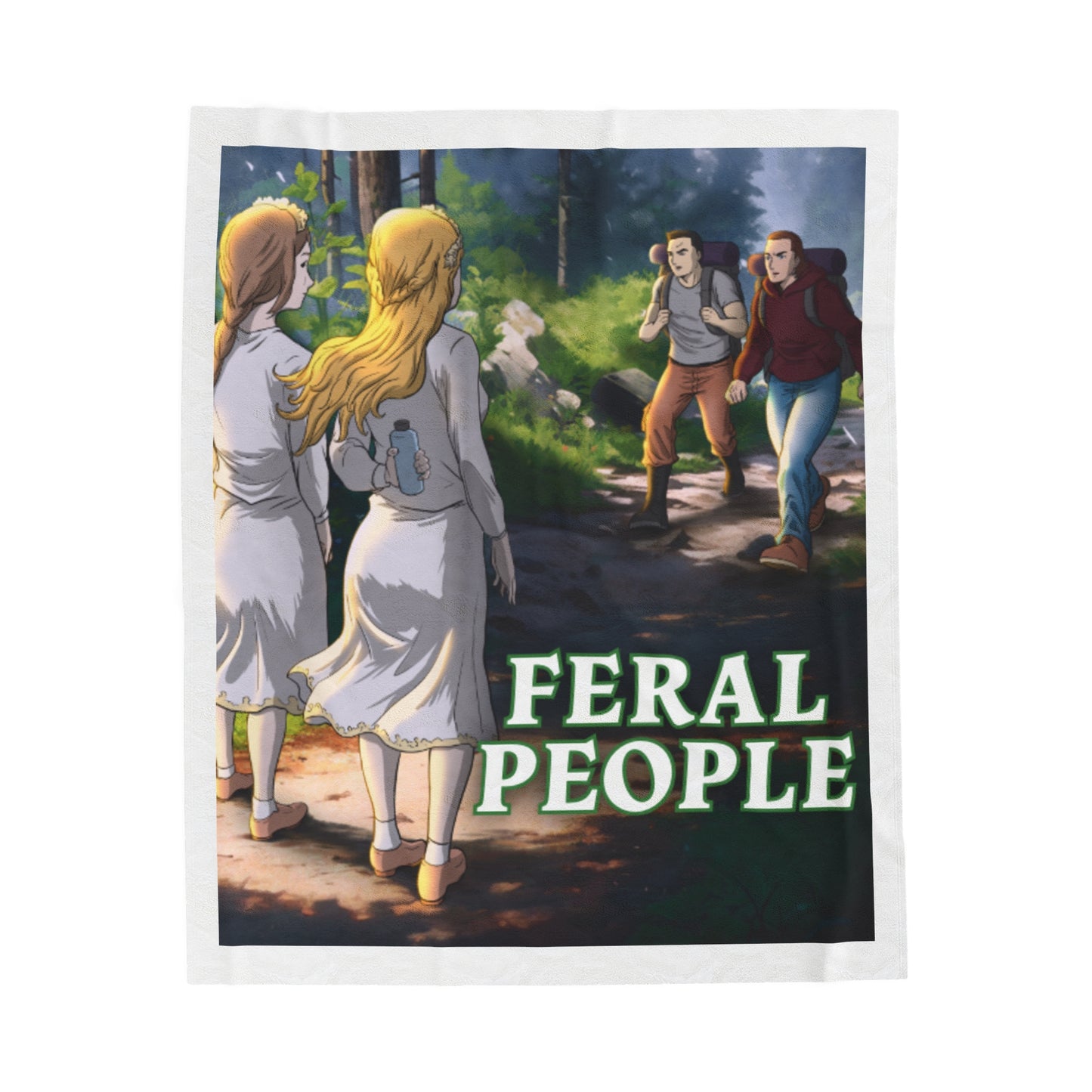 FERAL PEOPLE Plush Blanket