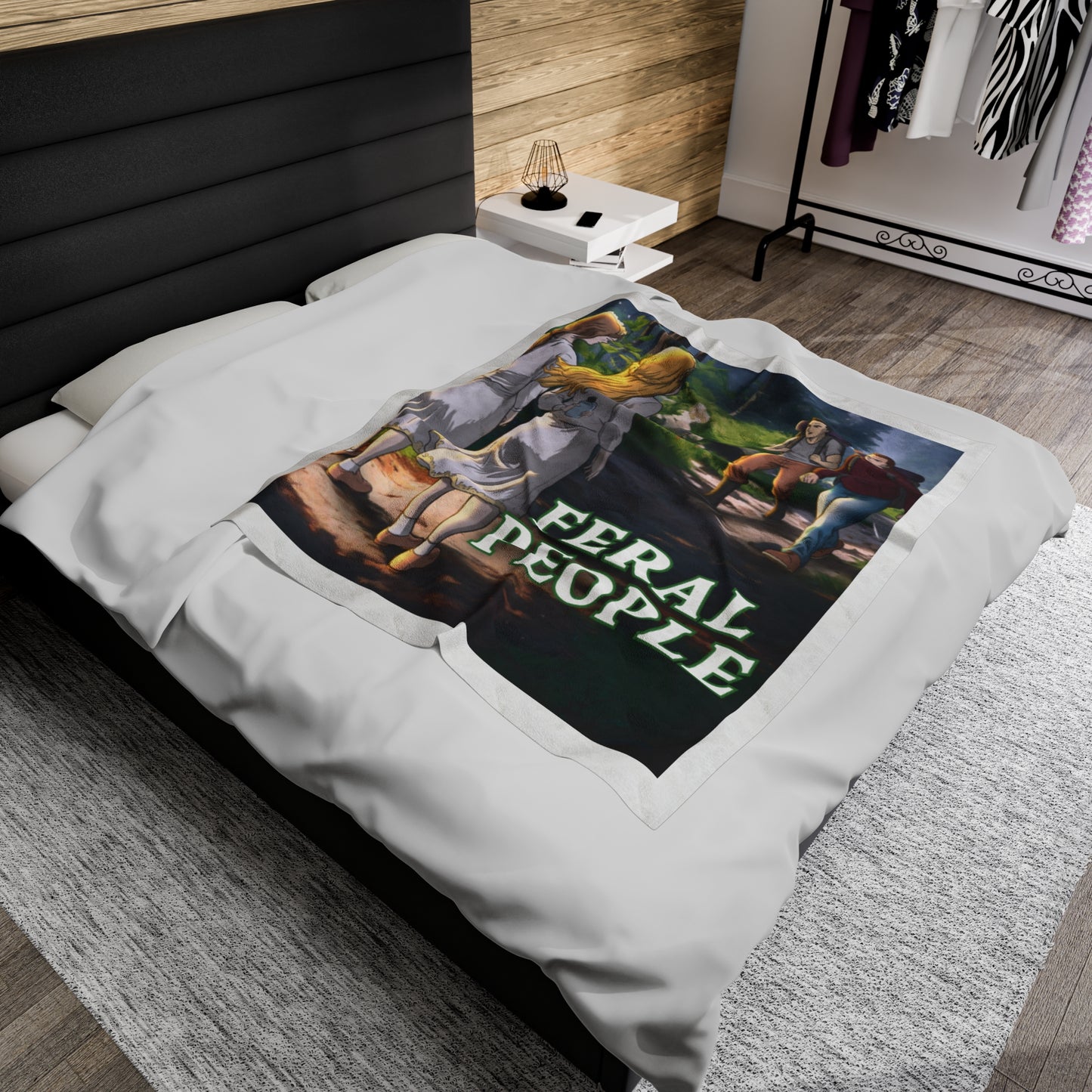 FERAL PEOPLE Plush Blanket