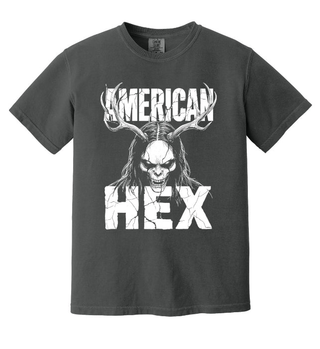 AMERICAN HEX GREY HEAVY T-SHIRT *Limited Edition*