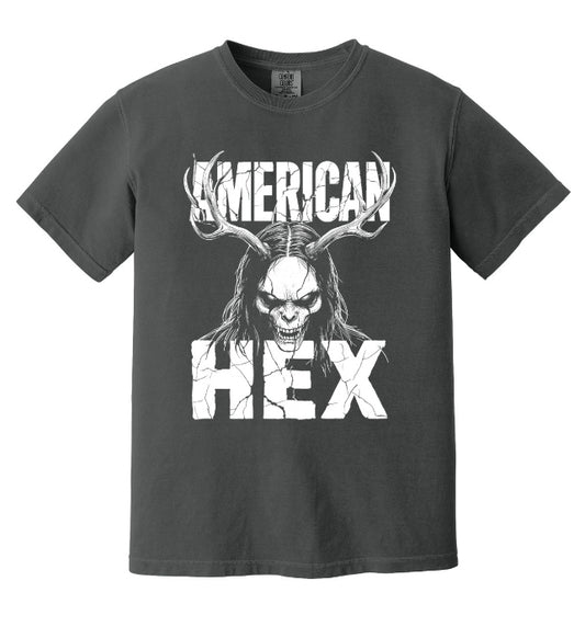 AMERICAN HEX GREY HEAVY T-SHIRT *Limited Edition*